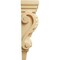 Ekena Millwork 3"W x 1 3/4"D x 6"H Extra Small Acanthus Pilaster Wood Corbel, Maple CORW03X02X06PAMA - alternate 4